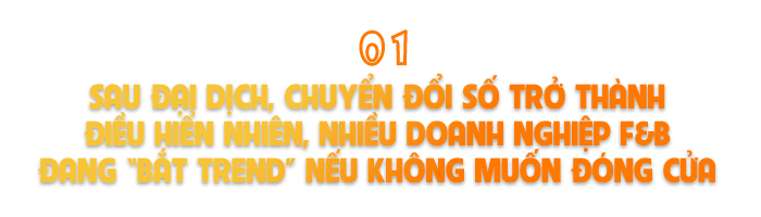 chuyển đổi số ngành F&B