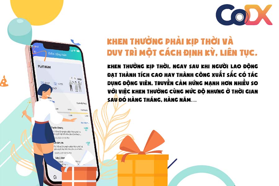 khen thưởng nhân viên