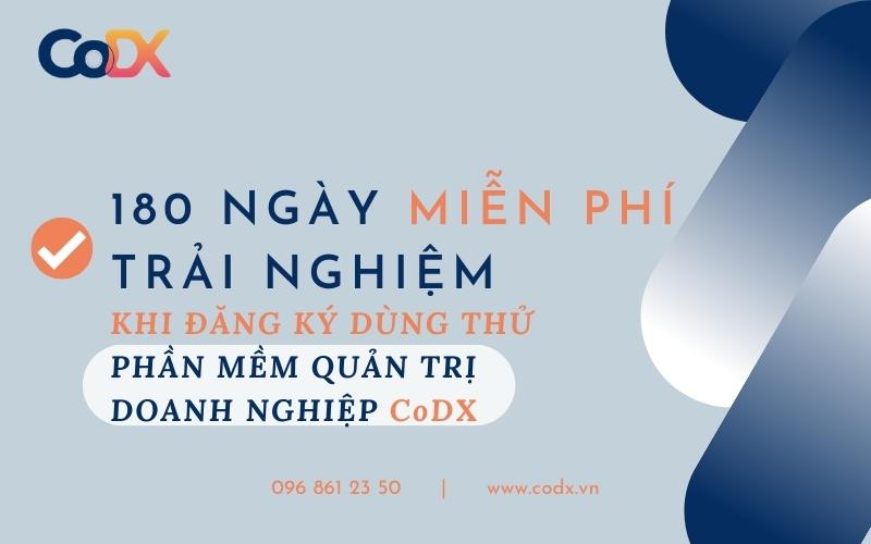 Gói dùng thử Phần mềm CoDX có gì?