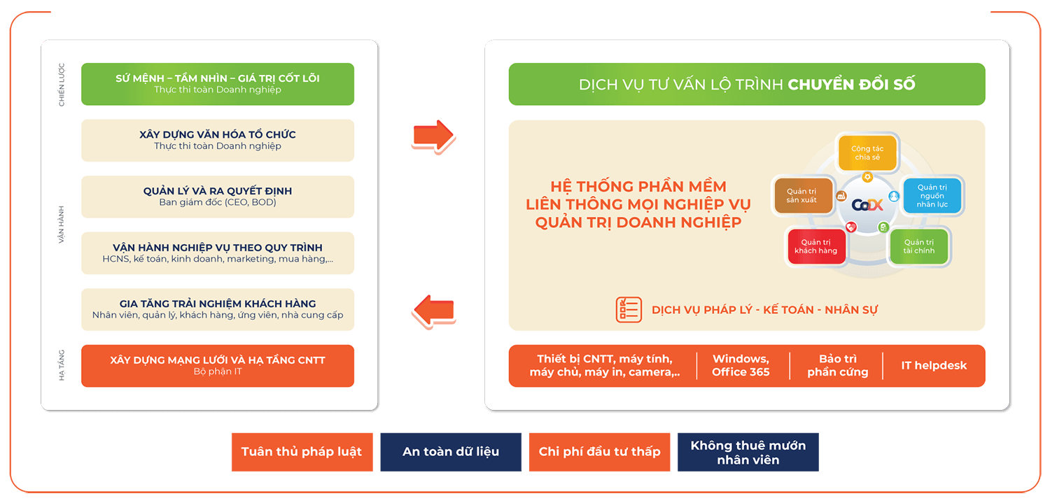 Dịch vụ chuyển đổi số CoDX