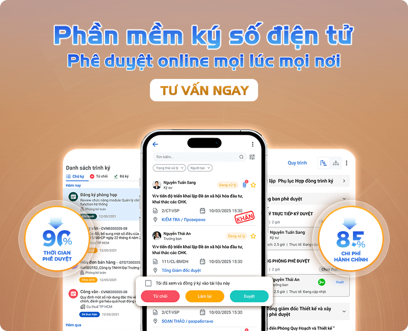 Phần mềm trình ký điện tử CoDX eSign